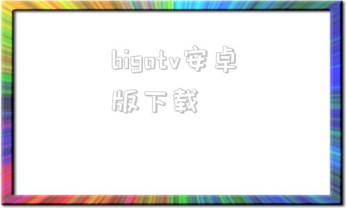 bigotv安卓版下载bigbigfun破解版